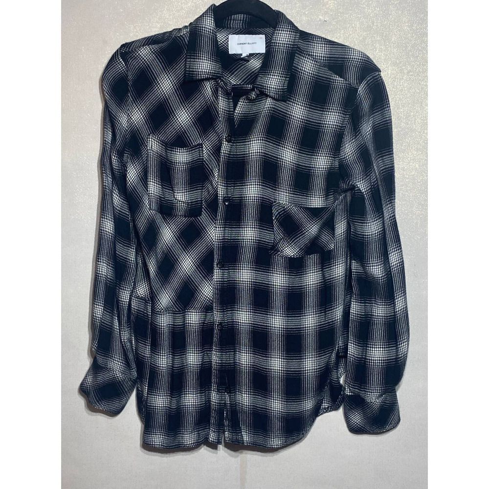 Current/Elliot The Patchwork Project Checked Flan… - image 2